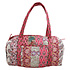 Powell Craft Canvas Duffle Bag Floral red