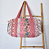 Powell Craft Canvas Duffle Bag Floral red