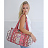Powell Craft Canvas Duffle Bag Floral red