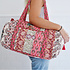 Powell Craft Canvas Duffle Bag Floral red
