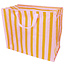 Rex London Riesentasche Pink With Orange Stripe