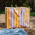 Rex London Jumbo bag Pink With Orange Stripe