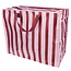 Rex London Riesentasche Pink With Brown Stripe