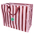 Rex London Jumbo bag Pink With Brown Stripe