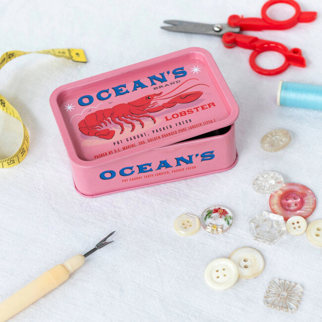 Mini-Aufbewahrungsdose mit Deckel Lobster