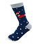 Socken Bamboo Festive Sausage Dogs navy