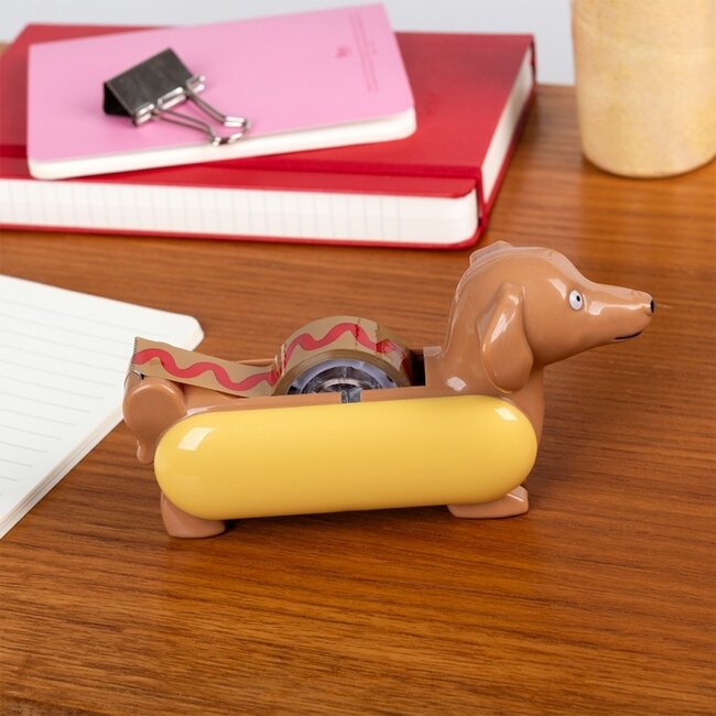 Klebebandspender Hot Dog