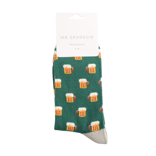 Männer-Socken Bamboo Beer green