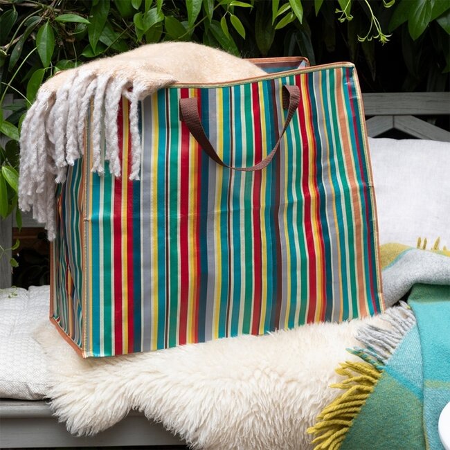 Jumbo bag Retro 70s stripes