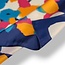 Scarve Square Floral Brushstroke navy