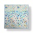 Scarve Square Multi Heart blue