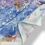 Schal Square Watercolour blue