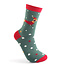 Männer-Socken Bamboo Festive Sausage Dogs dark green