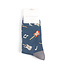 Mens Socks Bamboo Guitars navy