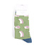 Mens Socks Bamboo Cute Hedgehogs green