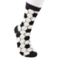 Mens Socks Bamboo Football Pattern white