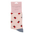 Socks Bamboo Ladybirds dusty pink