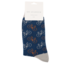 Mens Socks Bamboo Little Bikes navy