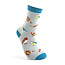 Socken Bamboo Garden Birds aqua