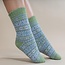 Socken Wollmix Scandi green/blue/grey