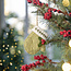 Filz Weihnachtshänger Wantje Holly Berry lichtgroen