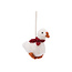 Felt Christmas Hanger Gans Sjaal rood
