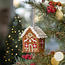 Felt Christmas Hanger Huisje Englisch Christmas bruin