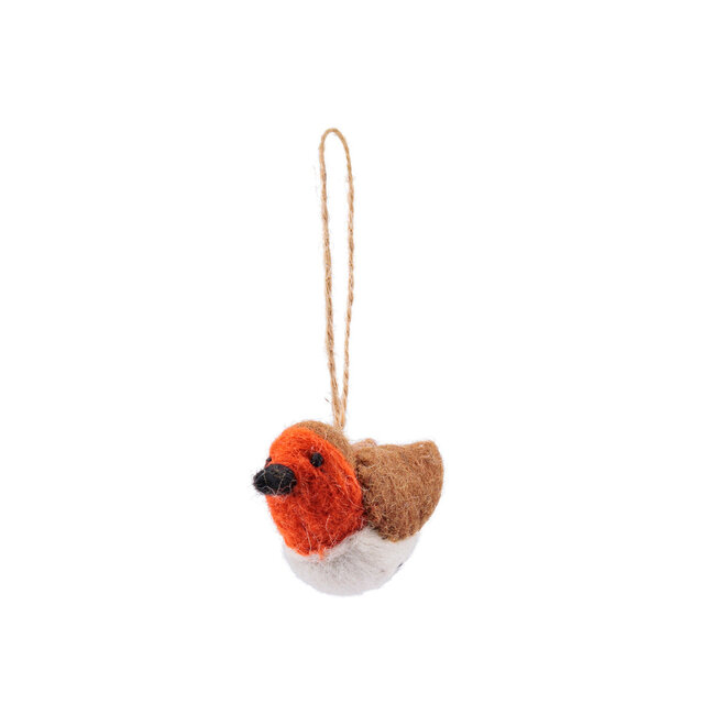 Felt Christmas Hanger Roodborstje small