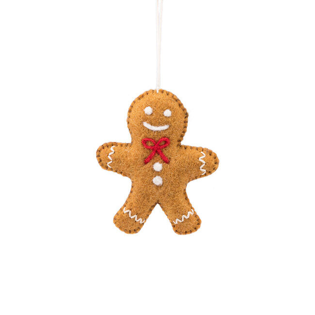 Filz Weihnachtshänger Gingerbread Poppetje