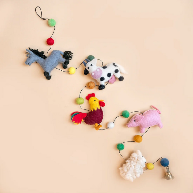 Felt Garland Boerderij