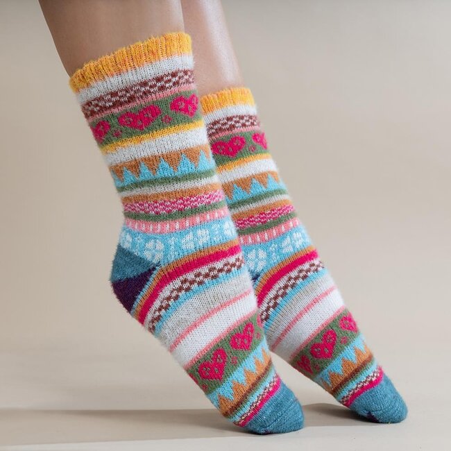 Socks Woolmix Multicolour yellow