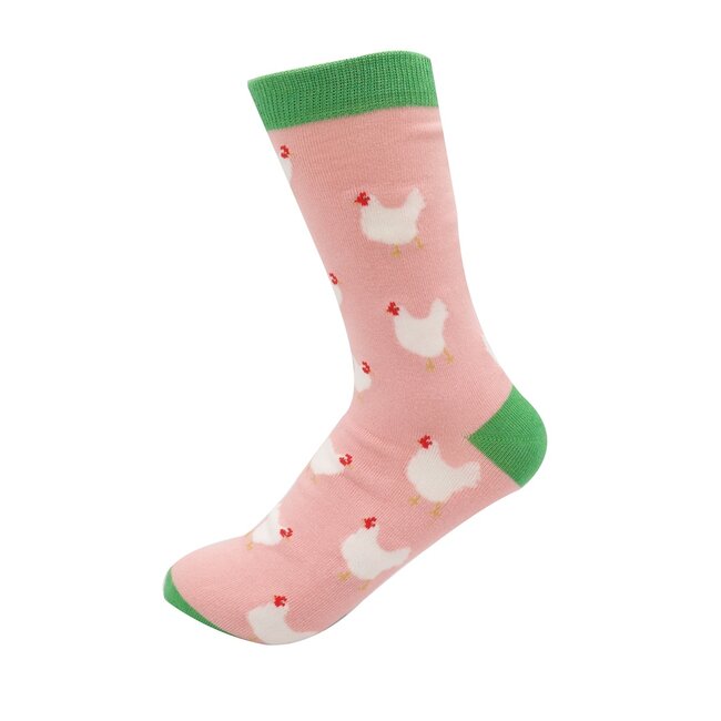 Socken Bamboo Hens dusky pink
