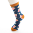 Mens Socks Bamboo Popcorn navy