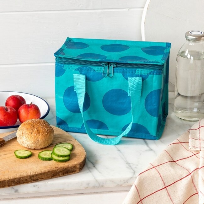 Lunch bag Spot blue/turquoise