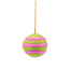 Sjaal met Verhaal Felt Christmas Hanger Bal Streep Groen Kitschmas