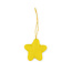 Felt Christmas Hanger Ster Kitschmas geel