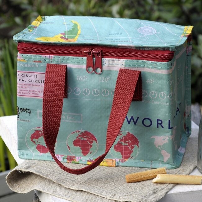 Lunch-Tasche World Map