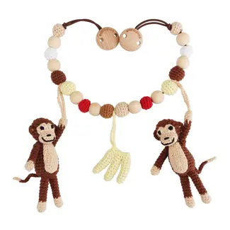 Sindibaba Stroller chain Monkey Charlie (BIO)