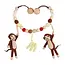 Sindibaba Stroller chain Monkey Charlie (BIO)