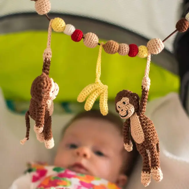 Stroller chain Monkey Charlie (BIO)