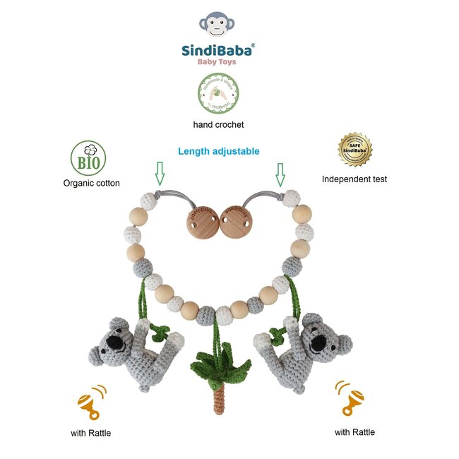 Stroller chain Koala Coco (BIO)