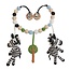 Zebra Stripey stroller chain (organic)