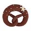 Baby rattle Pretzel Edelweiss (BIO)