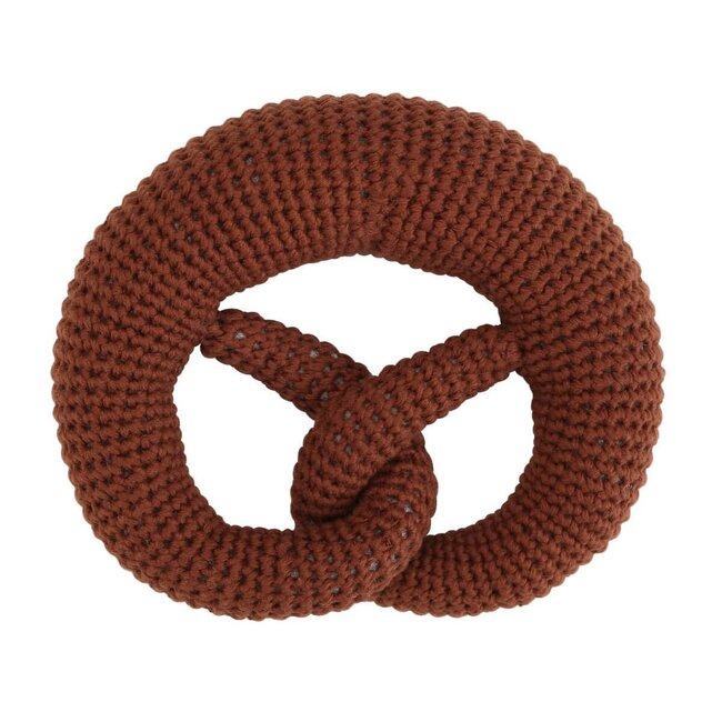 Baby rattle Pretzel Edelweiss (BIO)