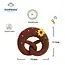 Baby rattle Pretzel Sunflower (BIO)