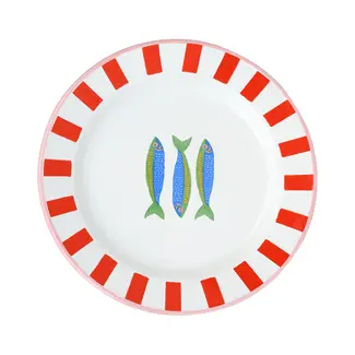 Talking Tables Enamel Plate Fish 20 cm