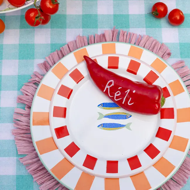 Enamel Plate Fish 20 cm