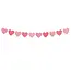 Recycled Cotton Paper Heart Garland