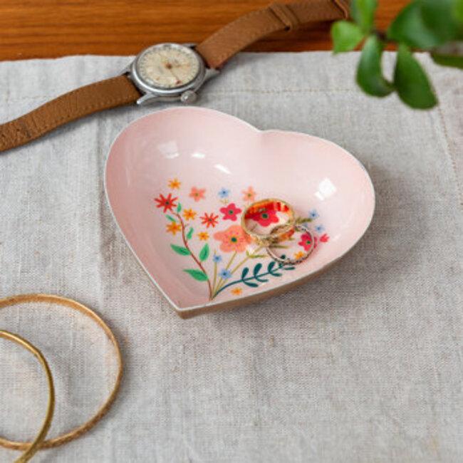 Trinket Dish Enamel Flower