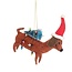 Sass & Belle Christmas Decoration Sausage Dog with Tree Felt
